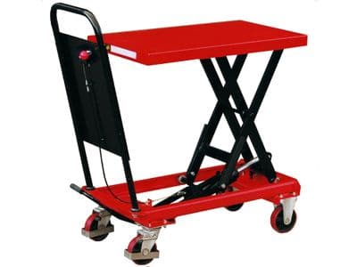 250KGS Lift Table - Lifting Trolley Bench Workshop Garage Tools Mobile Scissor
