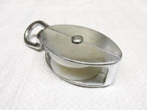 25MM Awning Pulley Single Nylon Sheave Swivel Eye (Rope Line Pulling)