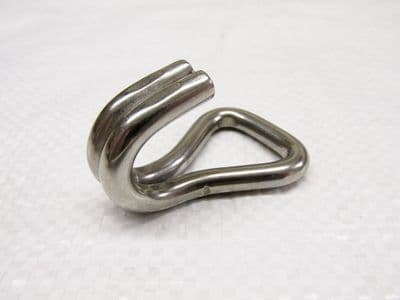 25MM J Claw Hooks Stainless Steel (0.8 Ton Ratchet Lashing Webbing Secure Fitting)