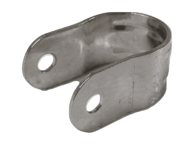 25MM Stainless Steel Bottom Pipe Clip Vertical Mount - Tube Cable Rope