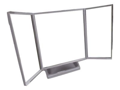 3 Way Personal Make Up Mirror - Magnifying Travel Vanity Cosmetic