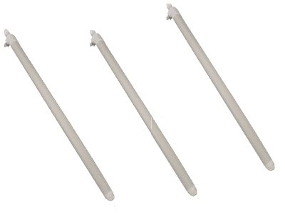 3 x Windbreak Tension Rods - Adjustable Straighten Stretch Bar