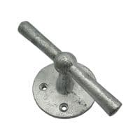 4'' Galvanised Round Base Bollard Cleat - Mooring Rope Galv Deck Marine