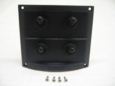 4 Gang Switch Panel 12V (Splashproof Rocker Boat Marine Camper)