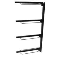 Black 4-Rung Saddle Rack Stand | SecureFix DIrect