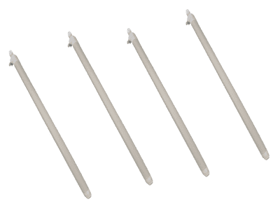 4 x Windbreak Tension Rods - Adjustable Straighten Stretch Bar