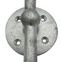 6'' Galv Round Base Bollard Cleat | SecureFix Direct