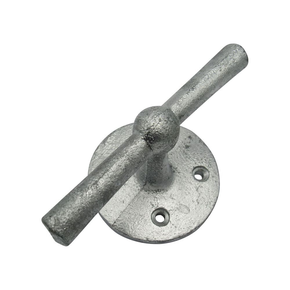 6'' Galv Round Base Bollard Cleat | SecureFix Direct