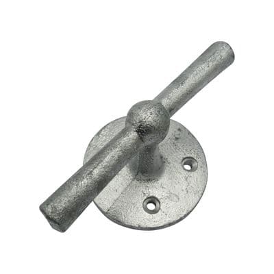 6'' Galvanised Round Base Bollard Cleat - Mooring Rope Galv Deck Marine