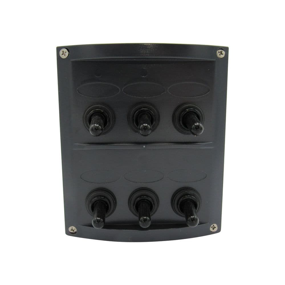 6 Gang Rocker Switch Panel 12V | Securefix Direct