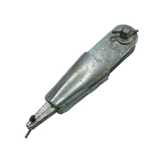 6MM-8MM Zinc Plated Rope Socket With Wedge And Pin - Termination Wire Jaw