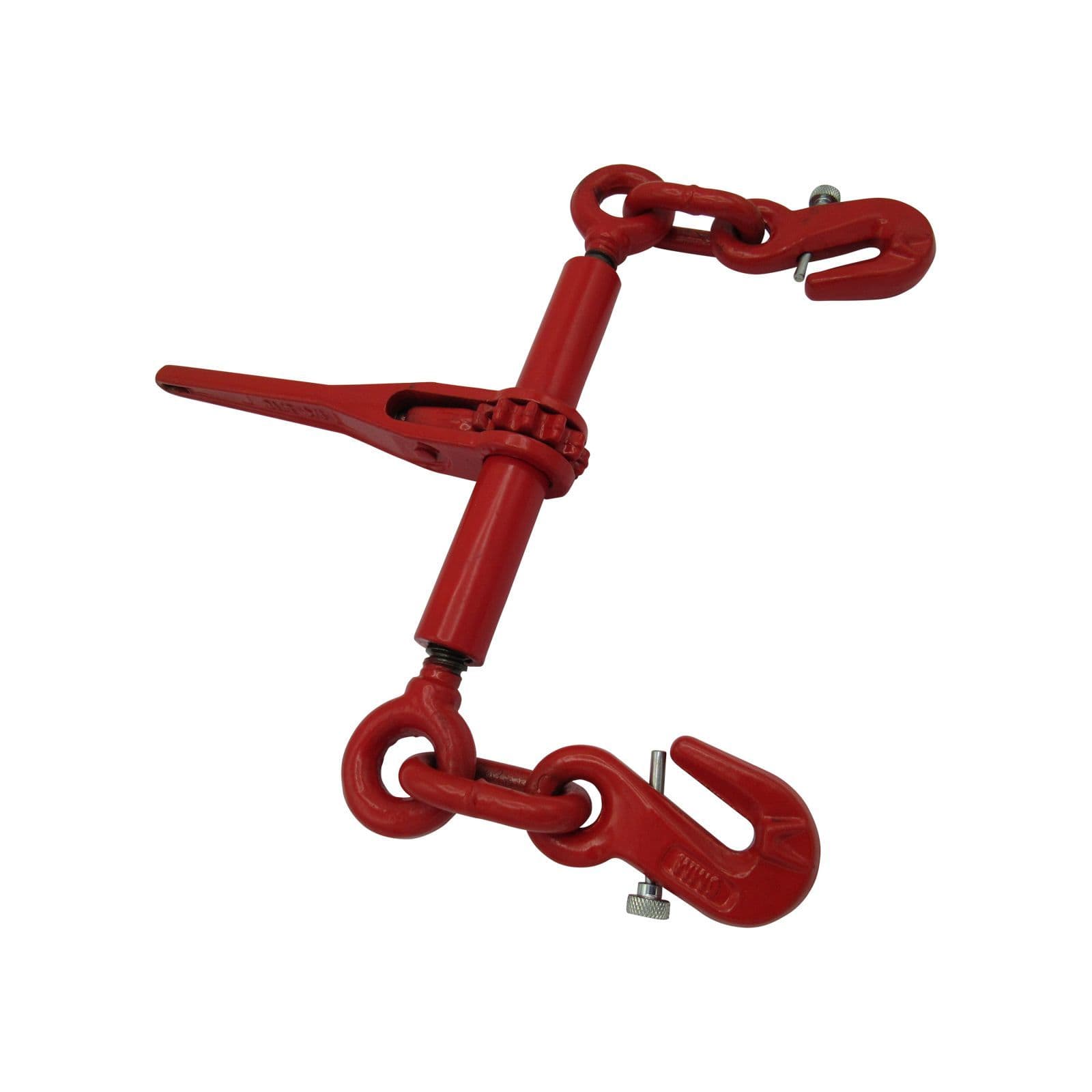 8MM Ratchet Loadbinder With Safety Grab Hook Chain Binder Tightening Gear