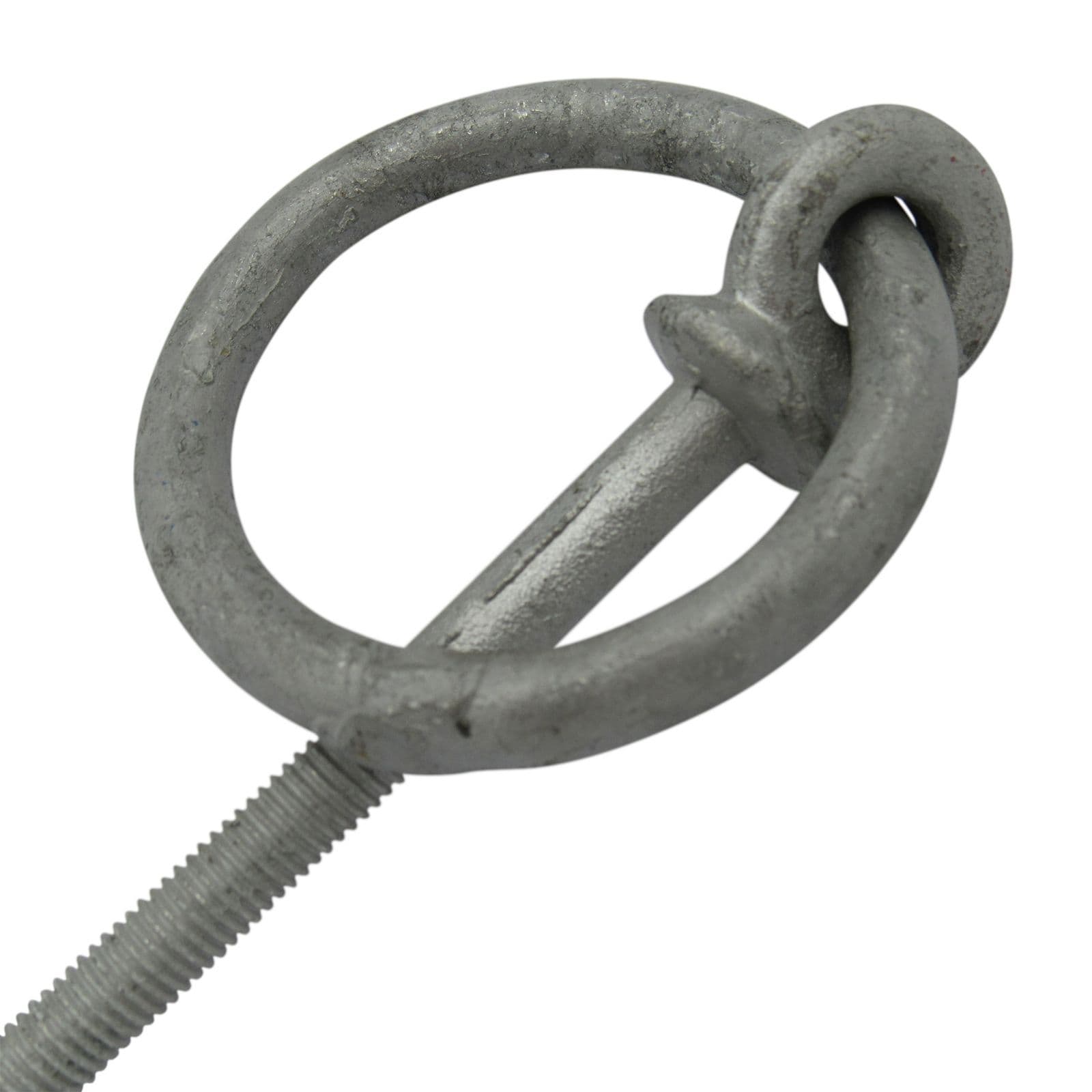 8MM X 110MM Galvanised Collared Eyebolt With Ring Steel Eye Bolt Nut