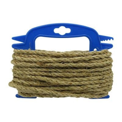 8MM x 15 Metre Sisal Rope - Metre 50 Foot Decking Garden Natural