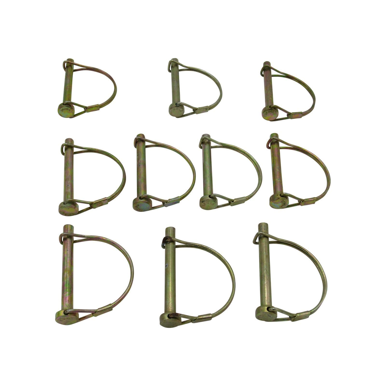 thumbnail image 2 of 8mm Lynch Pins Clip Clamp Linchpin Linkage Locking Tractor Trailer 2 of 12