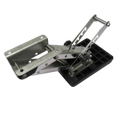 Adjustable Auxiliary Outboard Motor Bracket (Transom Support Boat Engine Kicker Mount)