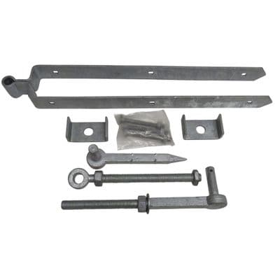Adjustable Field Gate Hinge Set Galvanised 24