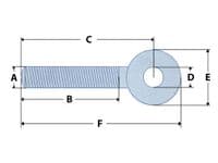 Swing Gate Hing Bolts With Nuts X2 | SecureFix Direct