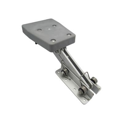 Aluminium Outboard Motor Bracket - Plastic Boat Transom Stroke Engine Lift Vertical