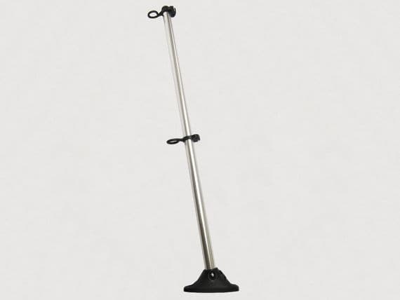 Aluminium Removable Pontoon Flag Pole - Holder Boat Yacht Socket