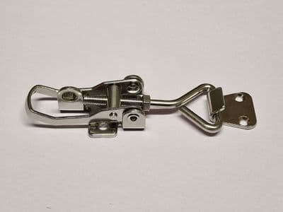 Anti Rattle Locker Hatch Fastener (Adjustable Stainless Steel Latch Clamp Lock 119MM - 137.5MM)