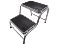 Anti-Slip Caravan Double Steel Step | SecureFix Direct