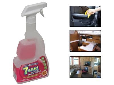 Antibacterial Spray Multi Surface Cleaner (7 Shot Interior Multi Clean Antistatic Mold Mildew)