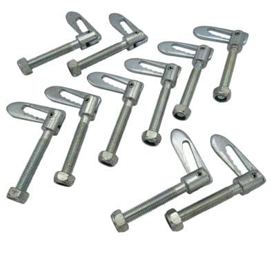 Antiluce Fasteners M12 X10 (Pins Drop Catch Latch Trailer Bolt Fitting Lock)