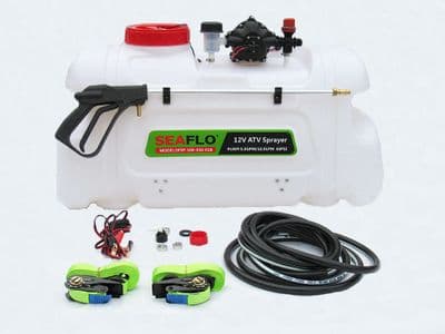 ATV Crop Sprayer and Hand Lance 100L 12V (Quad Bike Weed Fertilise Agriculture)