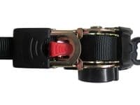 Auto Retractable Ratchet Strap 25MM 2.1M 0.3T X4 (Tie Down Cargo Claw J Hook)