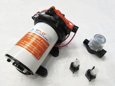 Automatic Diaphragm Water Pump 24V - Electric Fresh Pressure 15LPM 60PSI