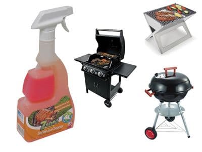 BBQ Grill Cleaner Spray 7 Shot (Barbeque Gas Charcoal Natural Cleaning Degreaser)
