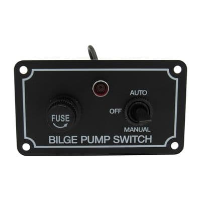 Bilge Pump Switch 12V (IP65 Water Resistant Rocker Panel Horizontal)