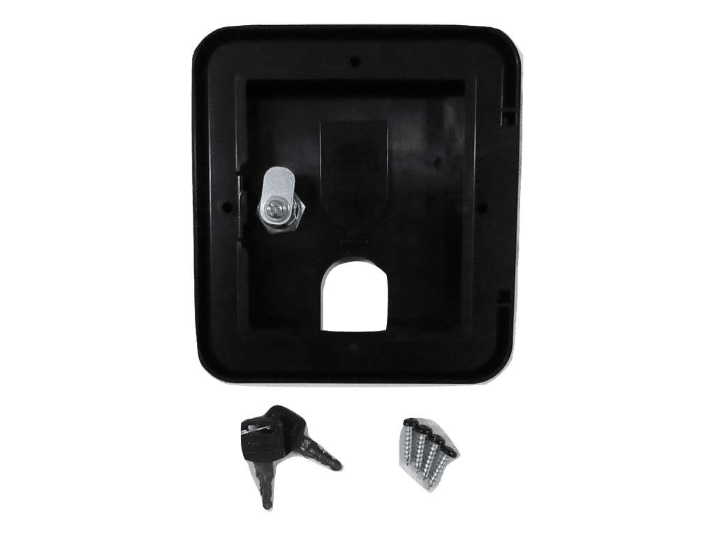 Black Lockable Cable Hatch & Keys | SecureFix Direct
