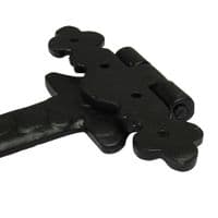 X2 Black Decorative Tee Hinges | SecureFix Direct