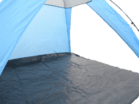 Blue Sun Shelter with Built in Sheet | SecureFix Direct