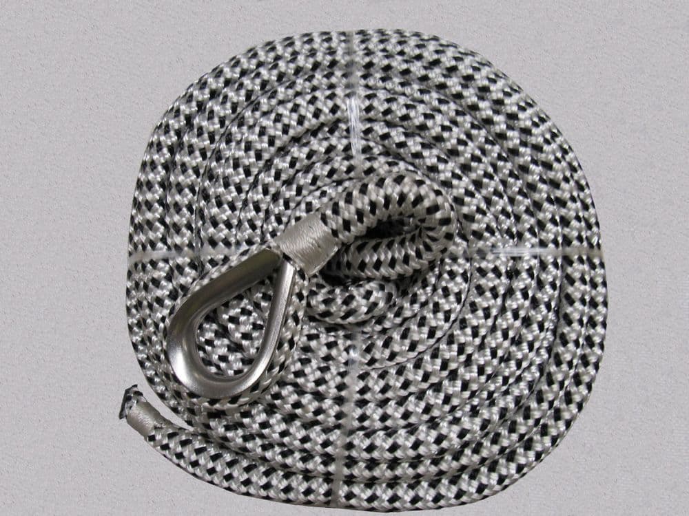 12MM 40M Anchor Line Rope with Thimble SecureFix Direct