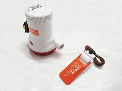 Boat Bilge Pump with Float Switch - 12V 2000GPH Auto Marine Electric Portable