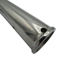 Boat Hook Stainless 34MM (Steel Single Marine Dock Ship Yacht Head End Chandlery)