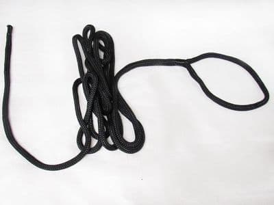 Boat Mooring Rope Dock Line x2 (12MM 6M Double Braided Spliced Bungee with Soft Eye)