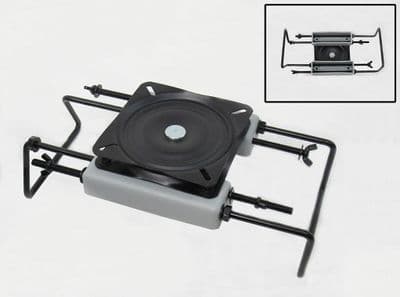 Boat Seat Adjustable Length Swivel (Sliding Mount Marine 388MM -520MM)