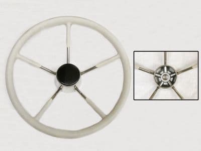 Boat Steering Wheel Stainless Steel 13.5