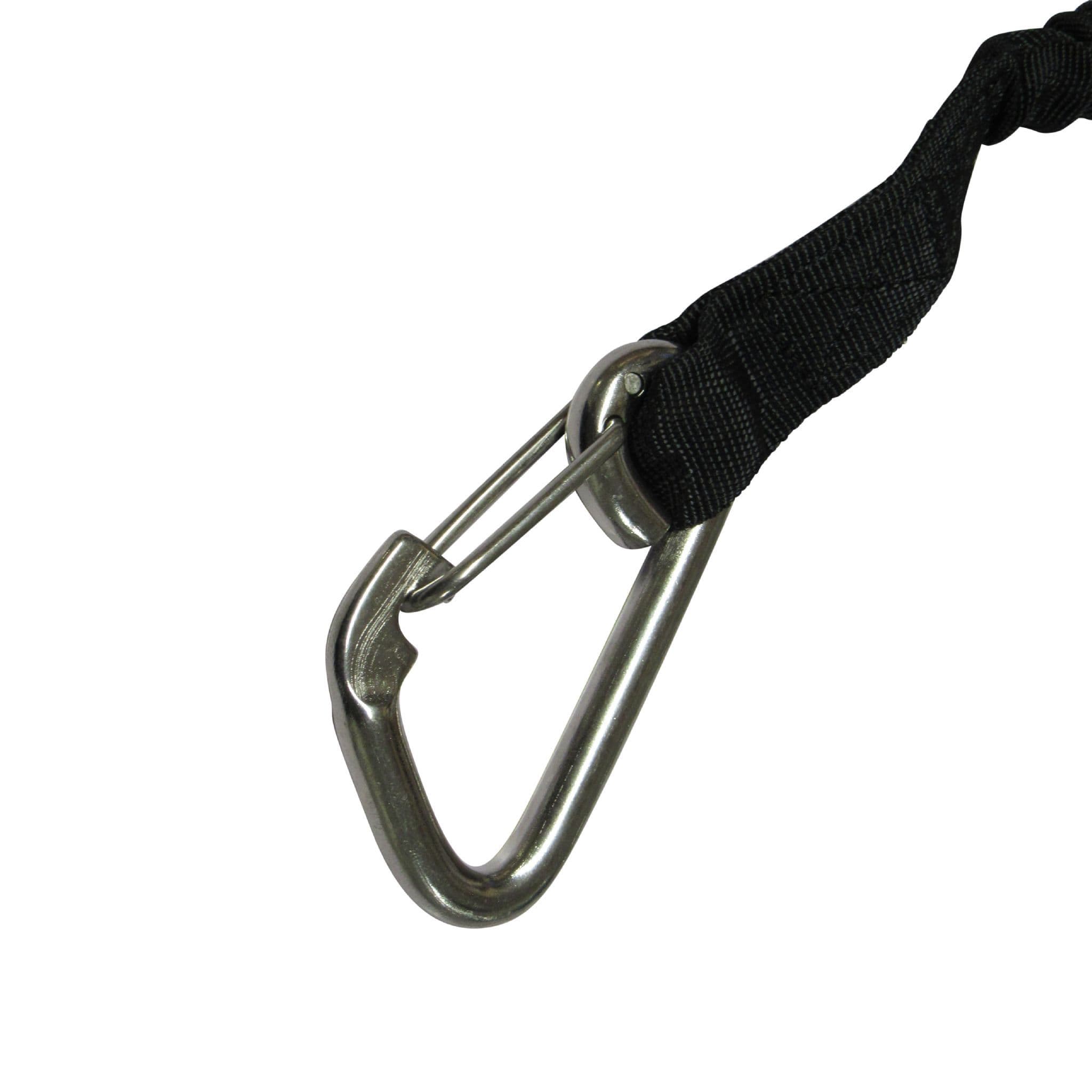 Bungee Dock Rope with Stainless Steel Clip for Mooring The Boat 4 Feet Gree Boat Bungee Dock Line Bungee Cords 4 Pack Bungee Boat Dock Line