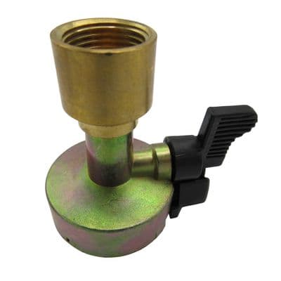 Butane Gas Cylinder Adaptor 27MM (Bottle Connector Clip On Attachment LPG Tank Fitting)