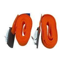 X2 25MM 500KG Cam Buckle Tie Down Strap | Securefix Direct