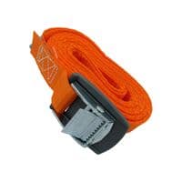 X2 25MM 500KG Cam Buckle Tie Down Strap | Securefix Direct