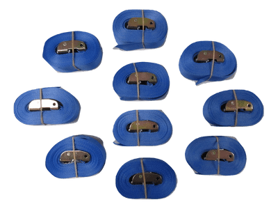 Cambuckle Tie Down Straps 50MM 900KG 5M x10 (Lashing Strap Secure Hold Cam)