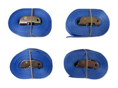 Cambuckle Tie Down Straps 50MM 900KG 5M x4 (Lashing Strap Secure Hold Cam)
