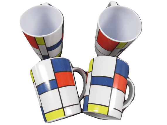 x4 Tea and Coffee Camping Melamine Mugs | SecureFix Direct