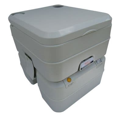 Camping Portable Toilet Porta Potty 20L (Spout Caravan Travel Flushable Chemical Loo)